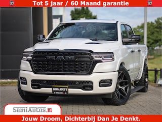 Dodge Ram 1500 1500 Limited Night High Output 540HP 706Nm | Massage + Full Option | De Meest Luxe en Volle Pick-Up in zijn Klasse | Comfortabele Dubbele Cabine met Royale 5 Zitplaatsen | BPM vrij | Nu Leverbaar uit Voorraad | Voorraad Nr 2298 - 7479
