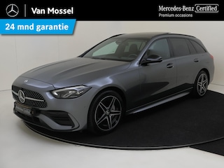 Mercedes-Benz C-klasse Estate 300 e AMG Line Panoramadak / Nightpakket / Artico-Leder / Parkeercamera / Stoelverwarming / Sfeerverlichting /