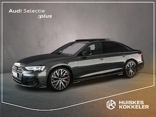 Audi A8 60 TFSI e quattro | 4-wielbestudering| Pano| B&O Advanced | Beeldschermen | Head-up | Nachtzicht | Matrix | Massage |