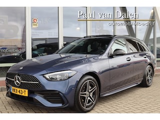 Mercedes-Benz C-klasse Estate C300 e AMG LINE PREMIUM | Nightpakket | Panoramadak | Burmester | HUD | 360 Camera | Sfeerverlichting | NL Auto | incl. BTW |