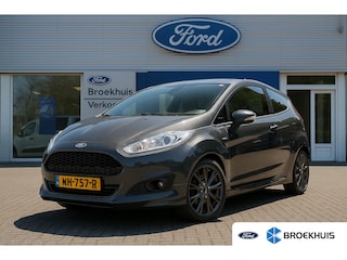 Ford Fiesta 1.0EB 125PK ST-LINE | NL-AUTO! | NAVI | CLIMA | CRUISE | VOORRUITVERWARMING | DEALER OH! | PARKEERSENSOREN | TREKHAAK | 17" LMV