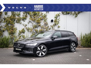 Volvo V60 2.0 T6 Plug-in hybrid AWD Plus Dark | Trekhaak | Panoramadak | 360 camera | Adaptive cruise control | Harman Kardon audio | Stoel- en stuurwielverwarming | Getint glas | Actieve LED koplampen |