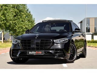 Mercedes-Benz S-klasse 450 e AMG Line. Nappaleder, 4W sturing, Massage, Koeling, Pano, Softclose, HUD, 360, Burm, Distro+