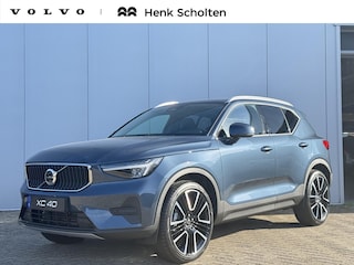 Volvo XC40 B4 AUT7 197PK Business Edition | Denim Blue | Moritz Leder Charcoal | 21 inch lichtmetalen velgen | Power Seats Pack | Climate Pack | Noodreservewiel | Extra getint glas | Harman Kardon audio