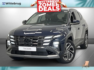 Hyundai Tucson 1.6 T-GDI HEV Premium Full Hybride Automaat met Lederen bekleding, Navigatie en 360 graden Camera Uit voorraad leverbaar!