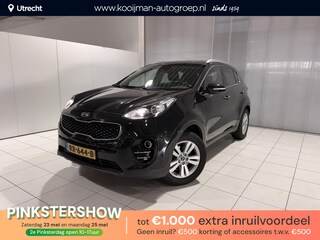 Kia Sportage 1.6 GDI DynamicLine Stoel verwarming, lederen interieur, Navigatie.