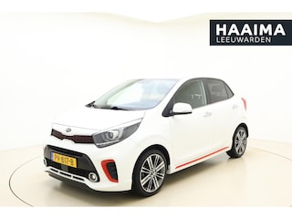 Kia Picanto 1.2 CVVT GT-Line | Navigatie | Climate control | Camera | Keyless | Stoel & Stuurverwarming | Half leder | Lichtmetalen velgen | Extra getint glas