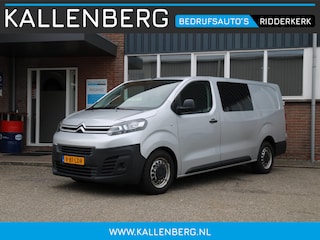 Citroën Jumpy 2.0 BlueHDI 122PK Business L3H1 DC / 5 pers / Dubbel cabine / Trekhaak / Navi