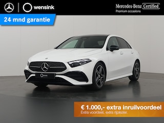 Mercedes-Benz A-klasse 180 Limousine Star Edition AMG Line | Panoramadak| Nightpakket | Apple Car Play |18-Inch | Stoelverwarming | Keyless Go | Multibeam LED |