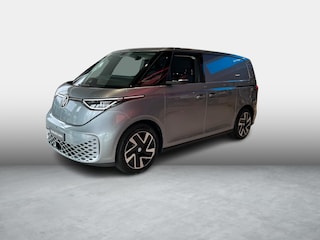 Volkswagen ID. Buzz Bedrijfswagens Bulli edition Elektromotor 250 kW (340 pk) 250 kW | Achterlichten led, luxe uitgevoerd incl. dynamische knipperlichten | Open & close pakket plus | Schuifdeuren links en rechts elektrisch | Verwarmbaar multifunctioneel stuurwiel met leder bekleed |
