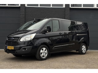 Ford Transit Custom 310 2.2 TDCI L2H1 | VASTE PRIJS EX BTW | Dub-Cab | Cruise | Leder | 2x Zij-Schuifdeur | No Export