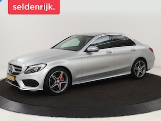Mercedes-Benz C-klasse 180 AMG Sport Edition | Stoelverwarming | Camera | Leder | Navigatie | Full LED | Park Assist | Climate control | Bluetooth