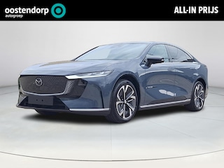 Mazda 6e Takumi 68.8 kWh ! Nu leverbaar! | Zwart leder | 360 Camera | Geheugenstoelen | Panorama Dak | Headupdisplay | Adaptieve Cruise control | Sony premium audio | Dodehoeksensoren |