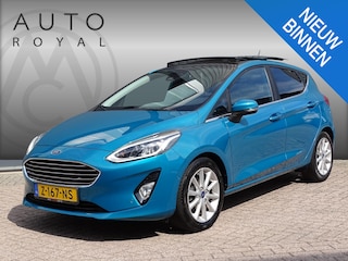 Ford Fiesta 1.0 EcoBoost Titanium ACHTERUITRIJCAMERA | PANORAMADAK | NAVIGATIE | PARKEERSENSOREN ACHTER | KEYLESS START/ENTRY | LED KOPLAMPEN DAGRIJVERLICHTING | DAB RADIO |