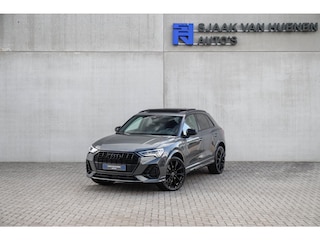 Audi Q3 45 TFSI e S Line Edition 245pk S-Tronic! 1e Eig|DLR|Panoramadak|Virtual Cockpit|LED Matrix|Leder|ACC|Camera|Black|Trekhaak