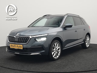 Skoda Kamiq 1.0 TSI Sport Business 110pk DSG | Panodak | RS Sportstoelen Verwarmd | Trekhaak Afn. | Chrystal LED | Camera | Apple Carplay | 18"L.M | Keyless | Virtual | LED |