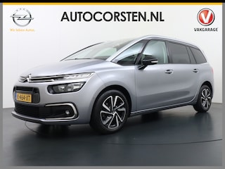 Citroën C4 SpaceTourer 1.2T 131pk 7p. Camera Navi Parkeerhulp Keyless 1/2Leer Stoelverw. Flippers Dab Apple/Android CruiseControl Pdc V+A Ecc Bluetooth Usb Tel. Mistlampen Led Isofix 17''LM PureTech Shine