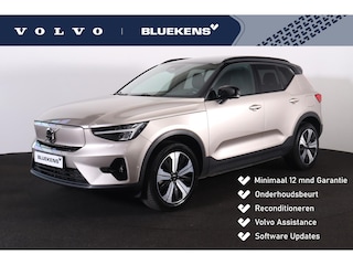 Volvo XC40 Recharge Twin Ultimate 78 kWh - Panorama/schuifdak - IntelliSafe Assist & Surround - Harman/Kardon audio - Verwarmde voorstoelen & stuur - Parkeersensoren voor & achter - Elektr. bedienb. voorstoelen met geheugen links - Warmtepomp - Extra getint glas - Elektr. inklapbare trekhaak - 19' LMV