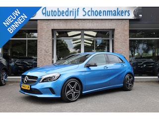 Mercedes-Benz A-klasse 180 Ambition HALFLEER 18"LMV STOELVERW. TREKHAAK-ELEC. LED CRUISE NAVI 2xPDC ZWARTE-HEMEL