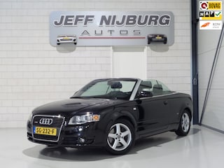Audi A4 Cabriolet 2.0 TFSI S-Line "Automaat" Leer Xenon Stoelverwarming Bose Cruise-control Youngtimer in uniek mooie staat!