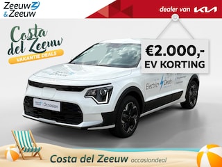 Kia Niro EV Light Edition 64.8 kWh | Navi | Climate & (adaptieve) cruise control | Apple Carplay & Andorid auto | Fabrieksgarantie t/m 25-02-2031