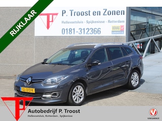 Renault Mégane Estate 1.2 TCe Limited Navigatie/Cruise control/Climate control/Radio-CD speler/Trekhaak/Elektrische ramen/Elektrisch verstelbare spiegels.