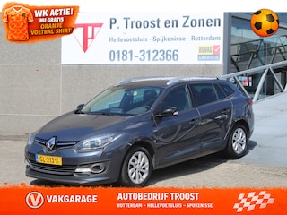 Renault Mégane Estate 1.2 TCe Limited Navigatie/Cruise control/Climate control/Radio-CD speler/Trekhaak/Elektrische ramen/Elektrisch verstelbare spiegels.