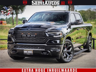 Dodge Ram 1500 LIMITED | 5.7 V8 HEMI | HUD | BOM VOL | LUCHTVERING | PANORAMA | ADAPTIVE CRUISE | 360 CAM | 3500KG | LEDER | DUBBELE CABINE | BPM VRIJ | LANE ASSIST | APPLE CARPLAY