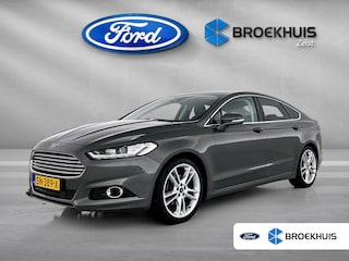 Ford Mondeo 1.5 160pk Titanium 5-deurs | Adaptieve cruise | Dodehoek detectie | Elec. achterklep | LED | Memory-seat | Camera | 19'' LM velgen | Stoelverwarming | Keyless | Privacy-glass | 19'' Licht metalen velgen | Achteruitrijcamera | Cruise control adaptief