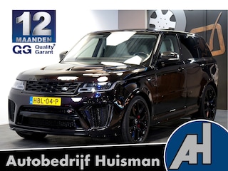 Land Rover Range Rover Sport 5.0 V8 SC SVR 423kW/575pk Aut8 Carbon Edition PANORAMADAK + CARBON IN-&EXTERIEUR + PERFORMANCE STOELEN + MERIDIAN AUDIO + ADAPT.CRUISE + EL.TREKHAAK + CAMERA + STOELVERWARMING&-KOELING + KEYLESS + PARKSENSOREN + 22" LM-VELGEN!!