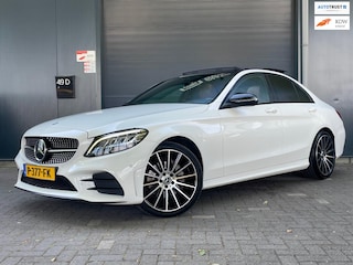 Mercedes-Benz C-klasse 200 4MATIC Premium Pack AMG PANO CAMERA CRUISE CLIMA LEER VIRTUALCOCKPIT NIEUWE APK STOELVERWARMING
