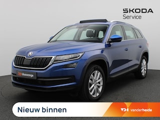 Skoda Kodiaq 1.5 TSI Limited Business Edition 150PK DSG Pano-Schuifdak, Adaptieve Cruise Controle, Canton Audio, Keyless, Achteruitrijcamera, Navi, Clima, Trekhaak, 18" LM Velgen