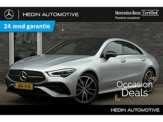 Mercedes-Benz CLA 250e Coupé Automaat Business Solution AMG | Nightpakket | Advanced Plus Pakket | Panoramadak | Sfeerverlichting | Stoelverwarming | Multibeam LED | Parktronic | Keyless-Go