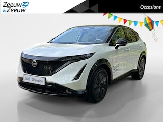 Nissan Ariya Engage 66 kWh Demo Btw auto nu beschikbaar,  voordelige fiscale bijtelling . Apple Carplay/Android Auto , warmtepomp , panoramadak , climate , cruise control adaptief , enz