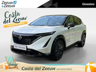 Nissan Ariya Engage 66 kWh Demo Btw auto nu beschikbaar, voordelige fiscale bijtelling . Apple Carplay/Android Auto , warmtepomp , panoramadak , climate , cruise control adaptief , enz