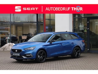 Seat Leon Sportstourer 1.5 TSI e-Hybrid FR Business 204PK / 150kW Achteruitrijcamera, 3-zone Climatronic, Apple Carplay & Android Auto, dodehoeksensor, adaptive cruise control, grootlichtassistent, keyless start, volledig digitaal instrumentenpaneel (Virtual Cockpit), 18'' LMV zwart