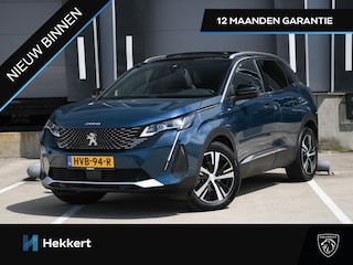 Peugeot 3008 GT 1.2 Hybrid 136pk Automaat SCHUIF-DAK | 18''LM | DODE HOEK | ADAPT. CRUISE | 360° CAMERA