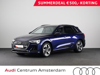 Audi e-Tron 55 quattro S edition 95 kWh 408pk | Navigatie | Parkeersensoren | Achteruitrijcamera | Matrix LED koplampen | Stoelverwarming | S-Line