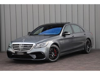 Mercedes-Benz S-klasse 63 AMG 612PK 4-Matic+ Lang | Massage | Head-up | Keyles-go | Burmester | Panoramadak | Sfeerverlichting | Stoelkoeling | 2017.