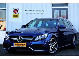 Mercedes-Benz C-klasse Estate 63 AMG 4.0 V8 476PK Aut.*Perfect Mercedes Onderh.*BTW Auto*Performance Seats/Carbon/Navi/Multibeam LED/Bi-Xenon/Stoelverw./Elek. Stoelen/Parkeersens.V+A/19 inch AMG*