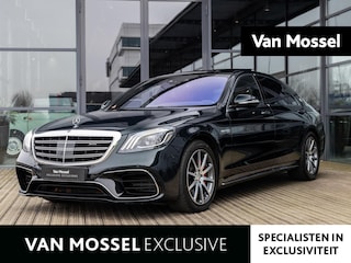 Mercedes-Benz S-klasse AMG 63 4Matic+ Lang Premium Plus | SMARAGDGROEN | STOELMASSAGE | STOELVENTILATIE | BURMESTER | SOFTCLOSE | MULTIBEAM | RIJ-ASSISTENTIEPAKKET | AMG PERFORMANCE UITLAAT | TV SCHERMEN |