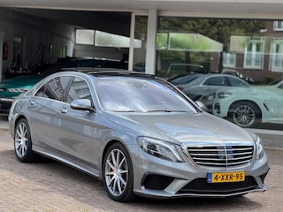 Mercedes-Benz S-klasse AMG 63 4Matic Lang|Pano|Burmester|Softclose|Carbon|Dealer onderhouden|Luchtvering|Vol