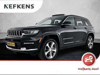 Jeep Grand Cherokee 2.0 Limited 4xe 380pk Automaat | Navigatie | Airco | Climate Control | Achteruitrijcamera | Parkeersensoren Voor + Achter | Adaptieve Cruise Control | Elektronisch Glazen Panorama-Dak |   Dodehoek Detectie | Stoelverwarming/Ventilatie | Keyless Entry/Start | Lederen Bekleding | Lichtmetalen Velgen 20" | Apple Carplay/Android Auto |