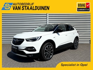 Opel Grandland X 1.6 Turbo 181PK Ultimate | Panoramadak | Stoelverwarming | Stuurverwarming | Navigatiesysteem | Trekhaak | Achteruitrijcamera | Apple carplay | Keyless entry |
