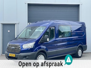Ford Transit 330 2.2 TDCI L3H2 DC | 6-zits | 1ste eig. | Airco | Camera | Trekhaak | Cruise control