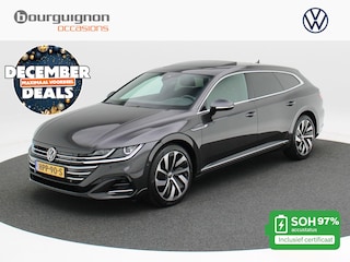 Volkswagen Arteon 1.4 TSi 218 Pk Automaat eHybrid R-Line Business+ | Head-Up | Full LED | 360° Camera | Trekhaak | Panorama Dak | Stoel en Stuur Verwarming | Elektrische Achterklep | Carplay | Navigatiesysteem | Climate Control | 19 Inch | 69.579 Km!!