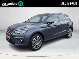 Seat Arona 1.0 TSI Xcellence Business Intense Automaat | All Seasonbanden | Parkeersensoren voor- en achter | Stoelverwarming | Achteruitrijcamera | Navigatiesysteem | Climate Control | Cruise Control | Parkeer Assist | 12 maanden BOVAG garantie