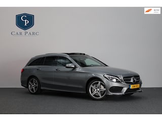 Mercedes-Benz C-klasse Estate 400 AMG 4MATIC LED/SFEER/PANORAMADAK/LEER+S.VERWARMING/LMV/CAM/CRUISE/ECC/12 MDN GARANTIE!