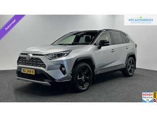 Toyota RAV4 2.5 Hybrid Bi-Tone PANO LEER ECC TREKHAAK CARPLAY NAVI