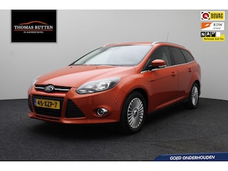 Ford Focus Wagon 1.0 EcoBoost Titanium 2012 | Goed Onderhouden | Airco | Trekhaak | Cruise Control | Parkeer Assistent | Navigatie | Parkeersensoren | Boekjes | 2 Sleutels | Nationale Autopas
